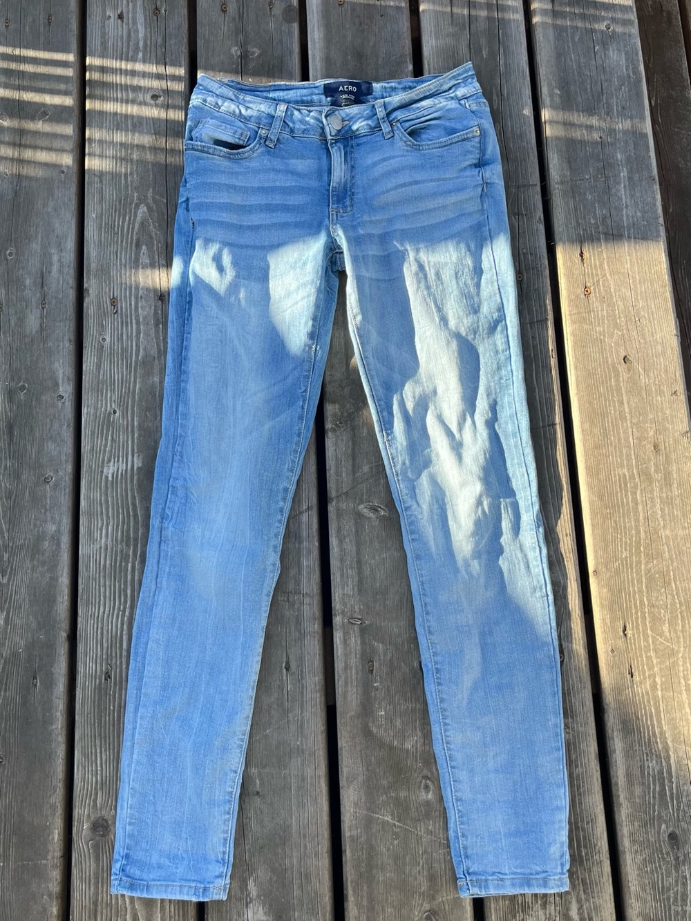 AERO Light Blue Women's Jeggings - Slim Stretch Fit